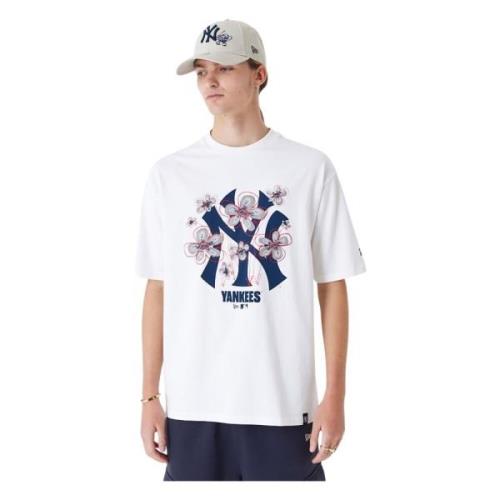 Yankees MLB Floral Logo T-shirt