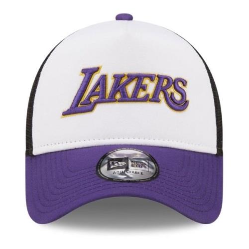 Hvid Lakers Holdfarve Blok Trucker Kasket