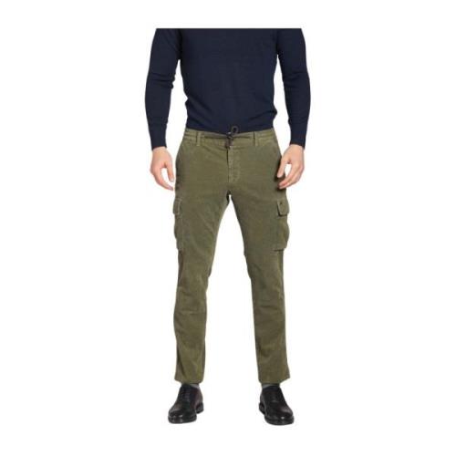 Velour Cargo Bukser Ekstra Slim Fit