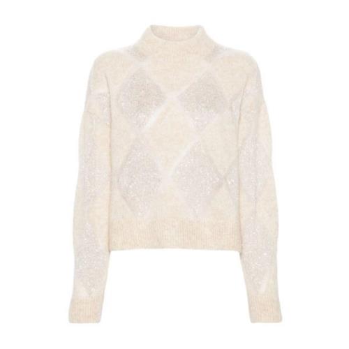 Luksuriøs højhalset sweater