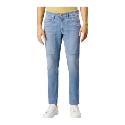 Klassiske Denim Jeans med Fem Lommer