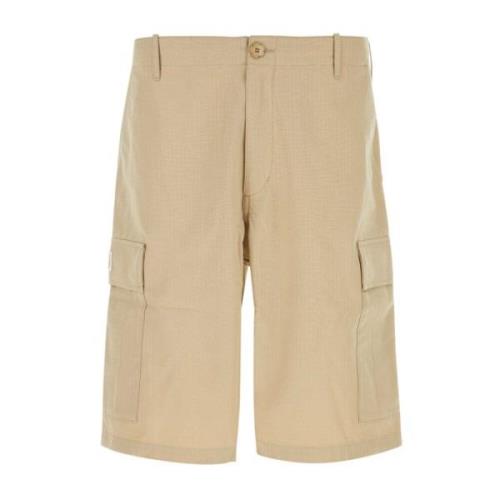 Stilfulde Beige Bermuda Bomuldsshorts