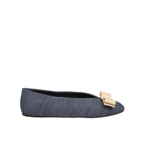 Denim Ballerina Elegant Stilfuld Komfortabel