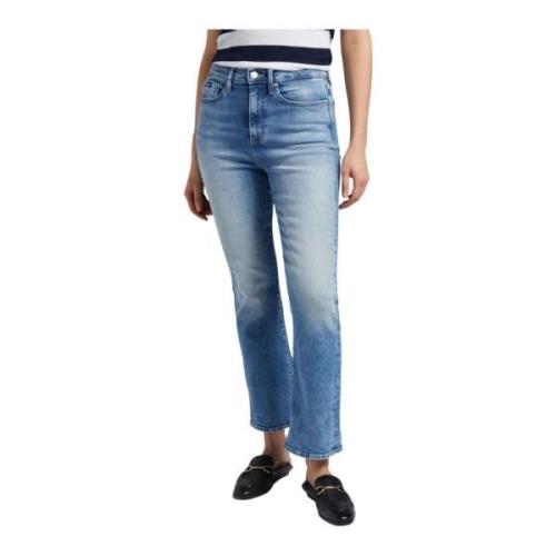 Klassiske Denim Jeans med Fem Lommer