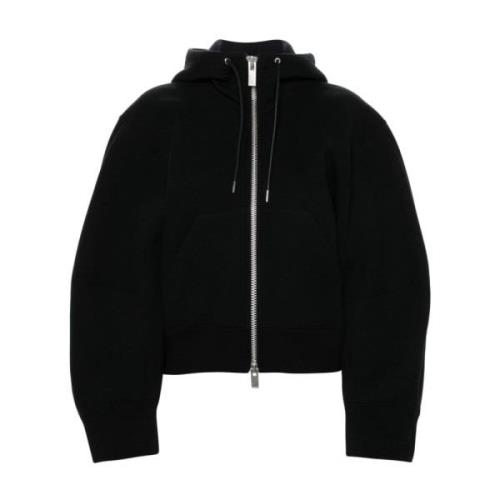 Panel Zip Hoodie Sweater