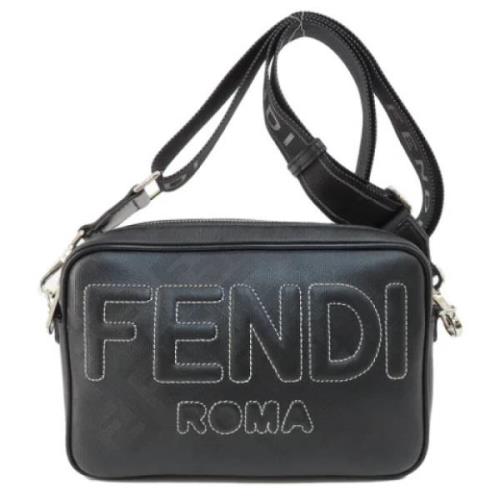 Pre-owned Stof fendi-tasker