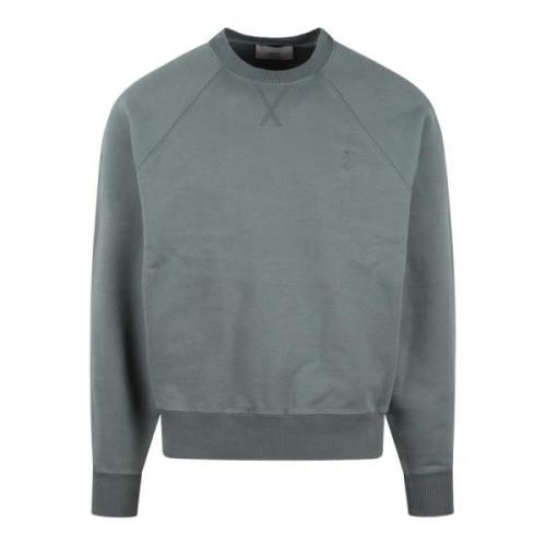 Tonal Heart Broderet Sweatshirt