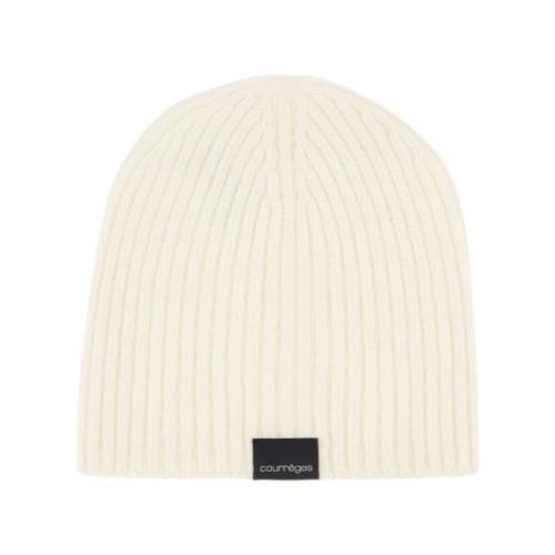 Ribbet Uld Beanie - Neutral