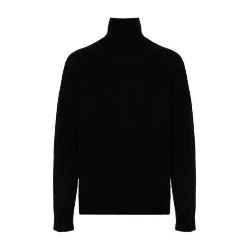 Sort Uld Rullekrave Sweater