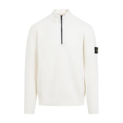 Hvid Uld Pullover Sweater AW24