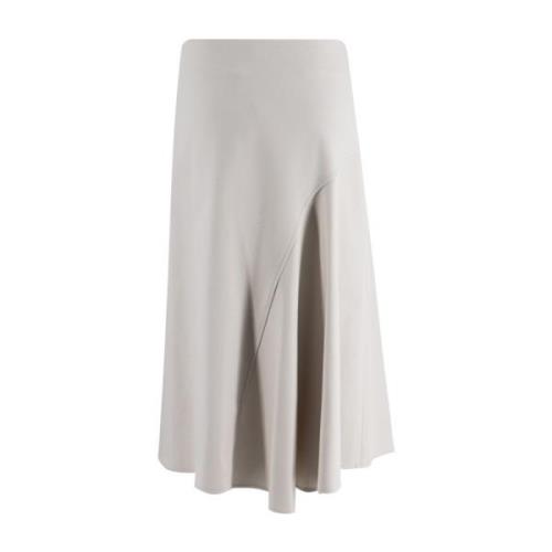 Elegant Flared Midi Skirt