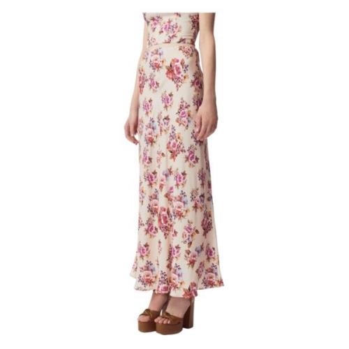 Blomstret Maxi Nederdel