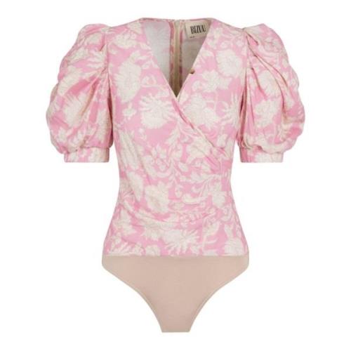 Blomstret Wrap Bodysuit