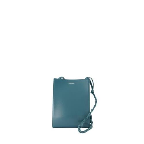 Grøn Læder Crossbody Taske