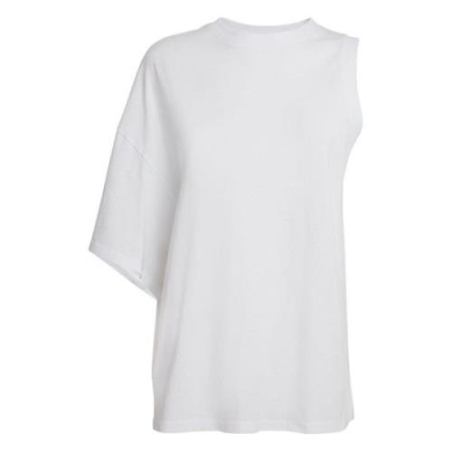 Draped Sleeve Bomuld Tee