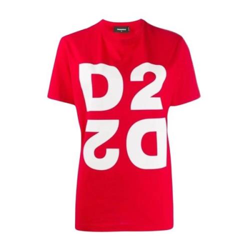 Rød Bomuld Logo T-Shirt SS22