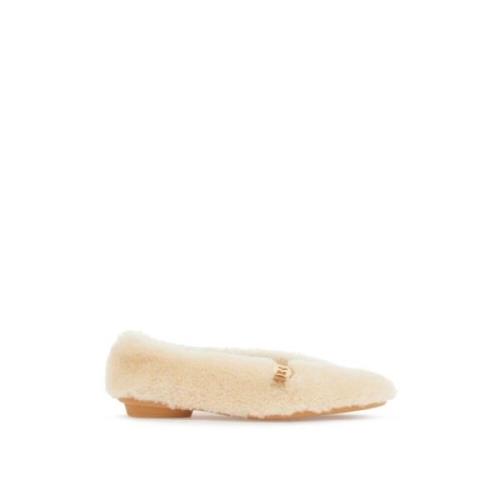 Shearling Ballet Flats