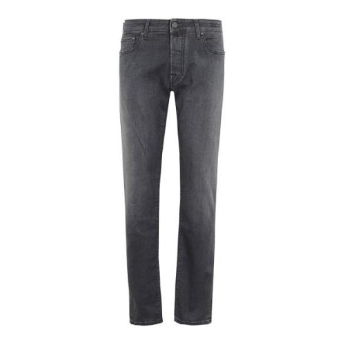 Grå Mellem Denim Jeans