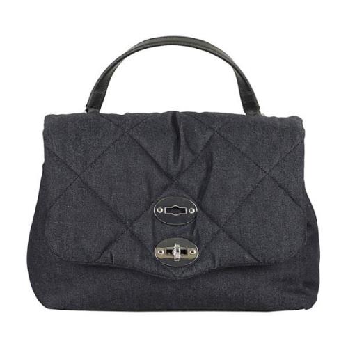 Denim Padded Postina Taske