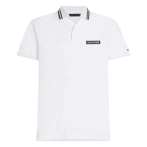 Monotype Tipped Collar Short Sleeve Polo