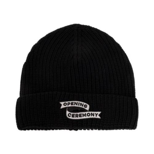 Beanie med logo