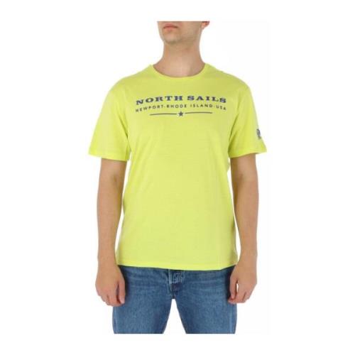 Gul Rund Hals T-Shirt