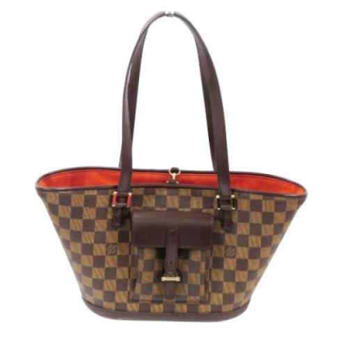 Pre-owned Canvas louis-vuitton-tasker