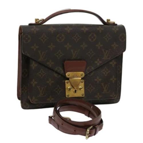 Pre-owned Canvas louis-vuitton-tasker