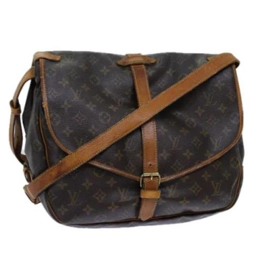 Pre-owned Canvas louis-vuitton-tasker