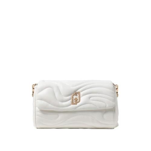 Quiltet Skuldertaske Off White