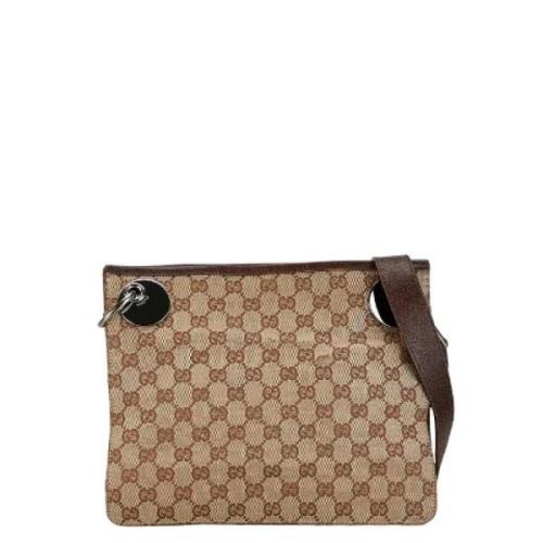 Pre-owned Canvas gucci-tasker