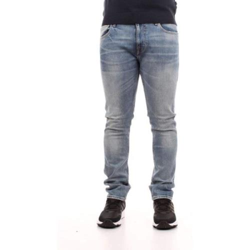 Slim-fit Jeans i Denim