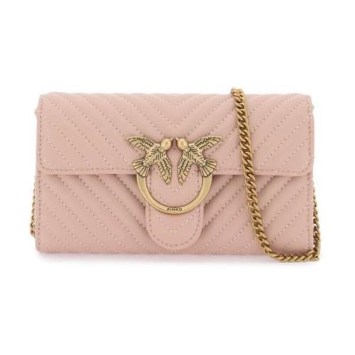 Chevron Crossbody Love Birds Taske