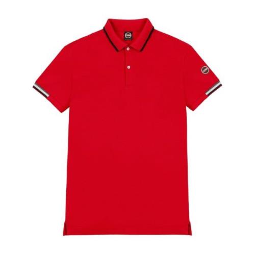 Rød Polo Skjorte Urban Stil