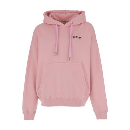 Pink Flower Arrow Hoodie Sweater