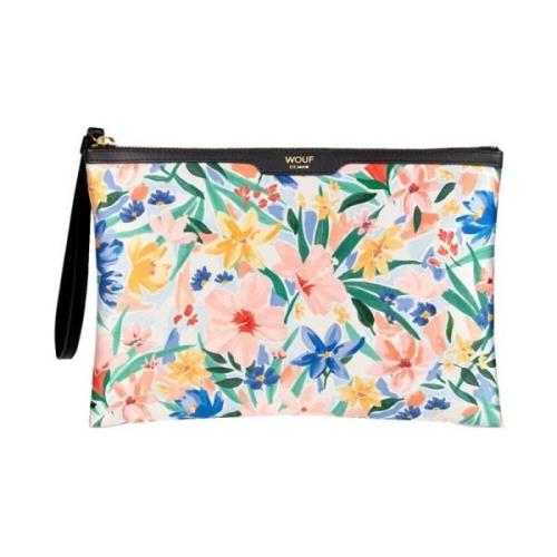 Skinnende Satin Nat Clutch