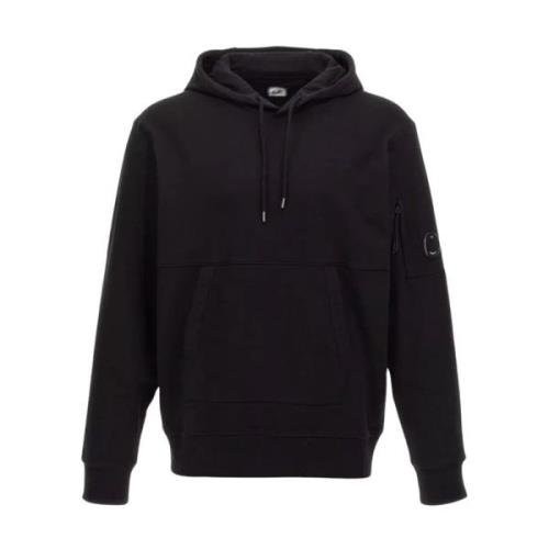 Diagonal Raised Fleece Hoodie