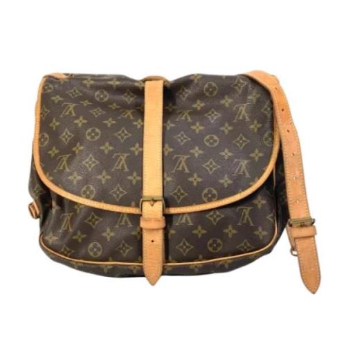 Pre-owned Canvas louis-vuitton-tasker