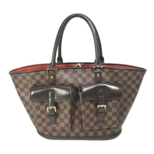 Pre-owned Canvas louis-vuitton-tasker