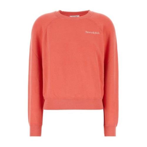 Stretch Bomuld Laks Sweatshirt