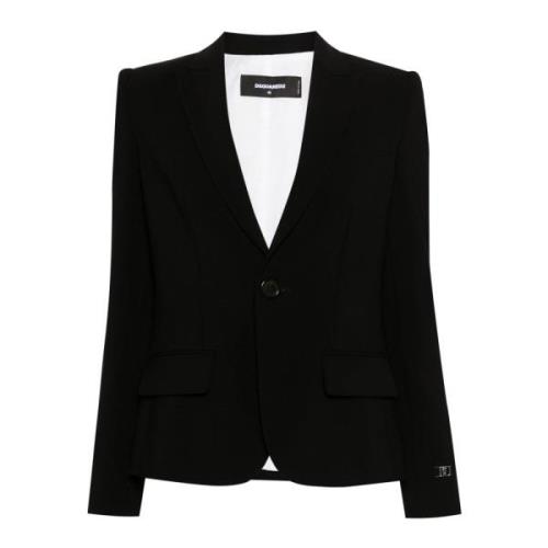 Sort Logo Blazer Frakke