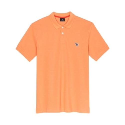 Zebra Polo Shirt i Vasket Orange