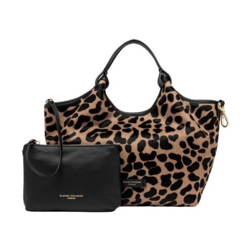 Leopard Print Shopping Bag