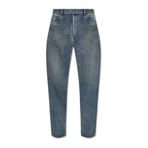 Jeans med let tilspidsede ben