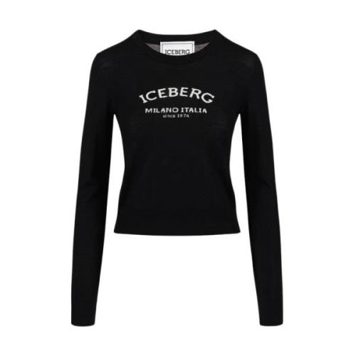 Logo Crew-neck Uld Sweater