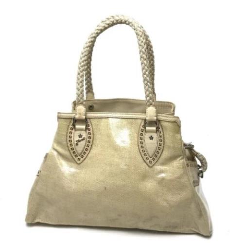 Pre-owned Stof fendi-tasker