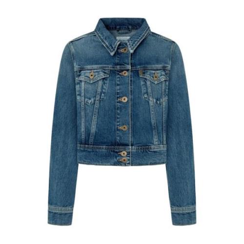 Denim Jakke Regular Fit Blå