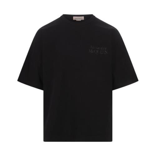 Sort Oversized Logo T-shirt