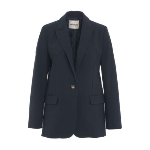 Blå Blazer AW24 Dametøj