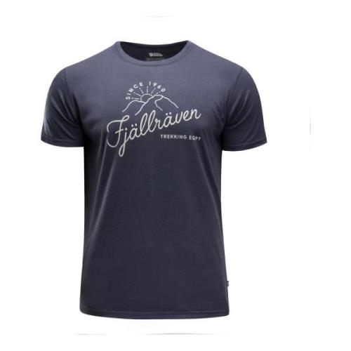 Herre T-shirt Regular Fit Navy Blå